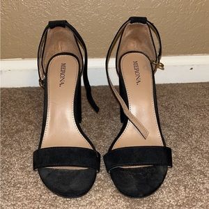 Black heels, worn once. Great condition